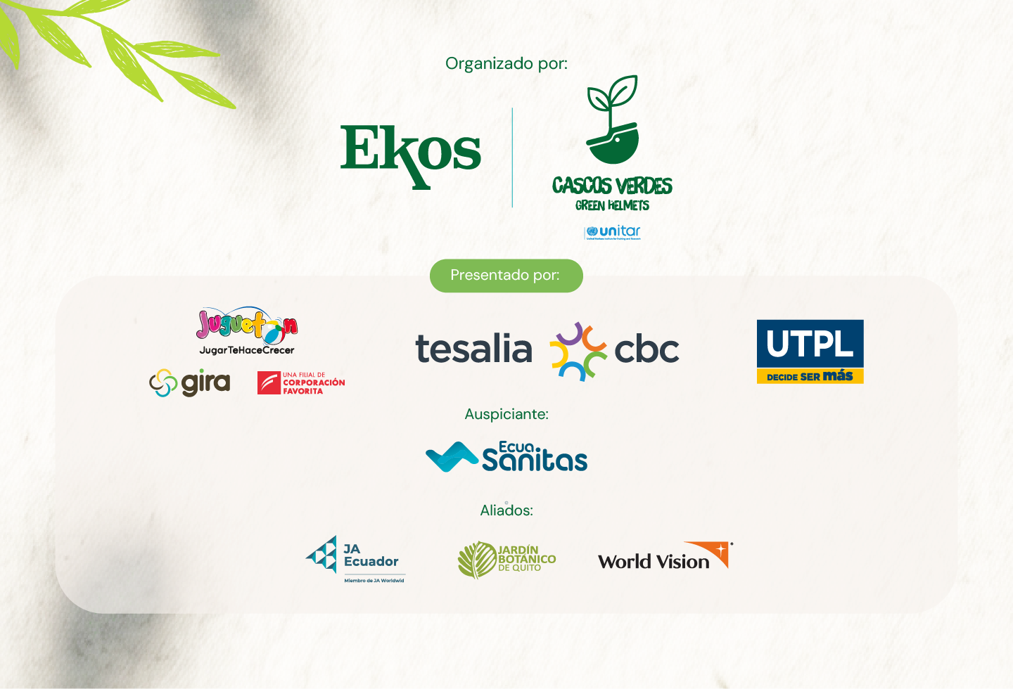 AUSPICIANTES - ECOKIDS2026