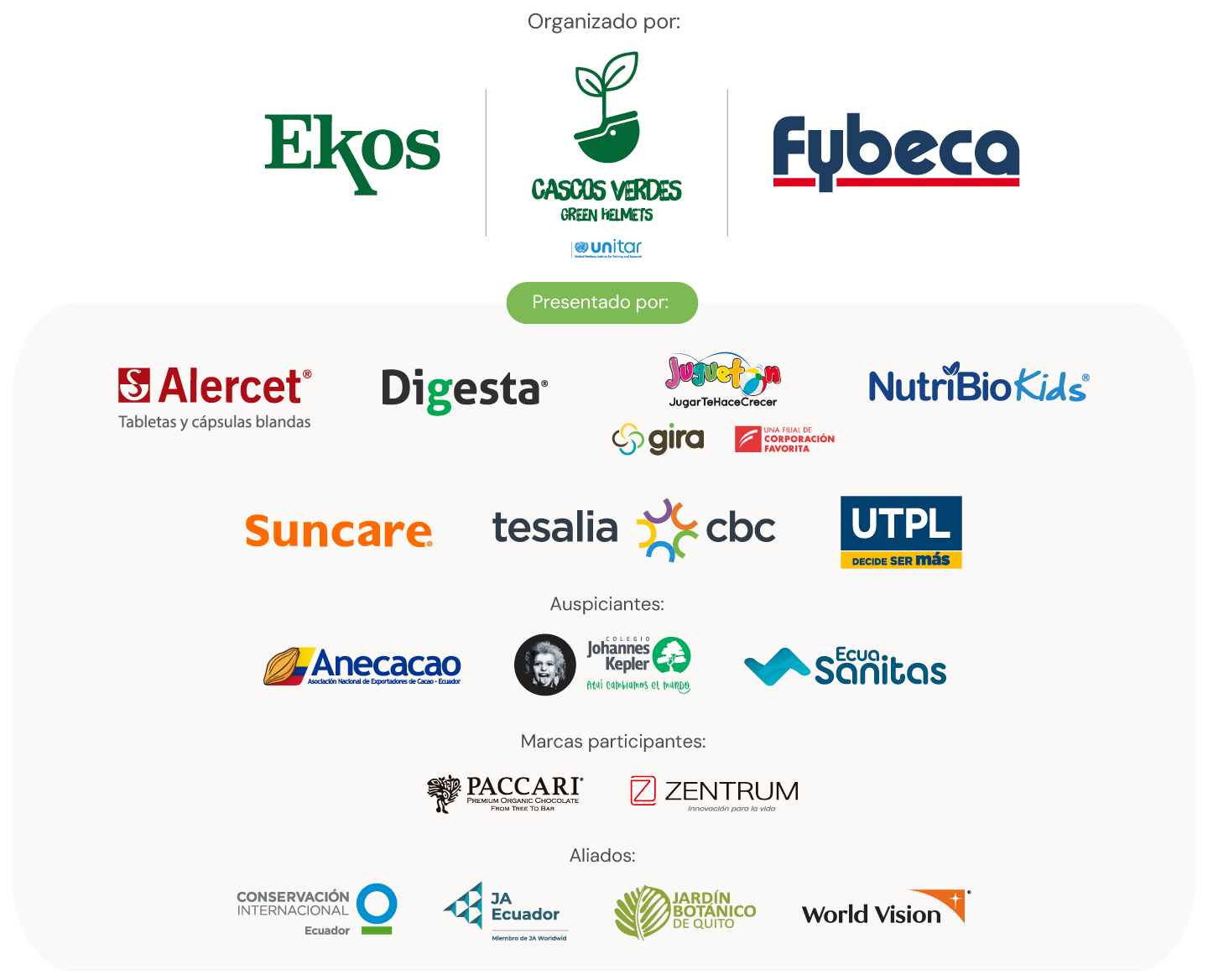 AUSPICIANTES - ECOKIDS2026